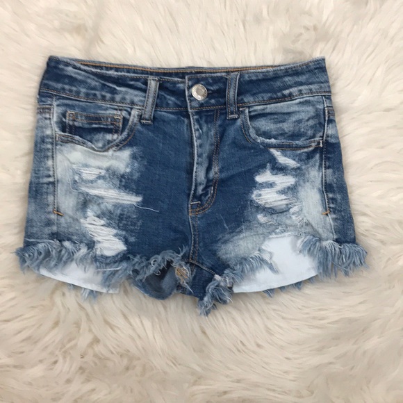 Destroyed American Eagle Shorts - Picture 3 of 6